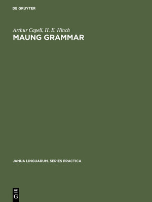 cover image of Maung grammar
